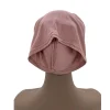 turban en coton pour femme musulmane, prêt à vitation, hijab d'nik, bonnet de sauna