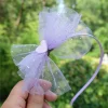 filles brillant arcs bandeau couleur fil bandeau princesse chapeaux étudiant mode cheveux cerceau mignon coiffure enfants cheveux accessoires