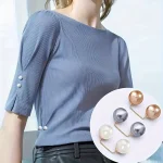 Épingles de sûreté antidérapantes en perles, 8 pièces, broche de décoration pour robe, épingles de fixation de taille, réglage du col, écharpe, mode de sécurité