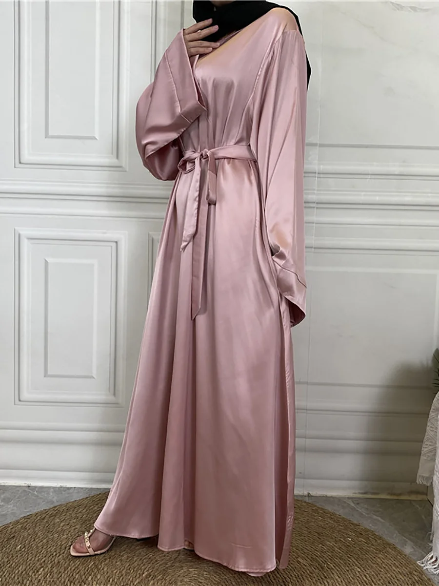 abaya modeste ramadan musulman de mode maxi robe turquie caftan vêtements islamiques musulman pour les femmes robe hijab caftan robes