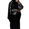 abaya – robe longue brodée à la mode, vêtements d'extérieur élégants pour femmes musulmanes, design traditionnel arabe, vêtements d'extérieur élégants