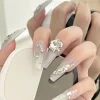 strass empilables en forme de cœur et irréguliers, 5 pièces, décoration pour nail art, diy
