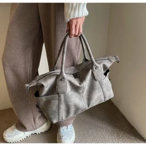 Sacs à main en cuir PU pour femmes, design rétro, initié, tendance de la mode, grand sac à ati elles, fourre-tout à bandoulière
