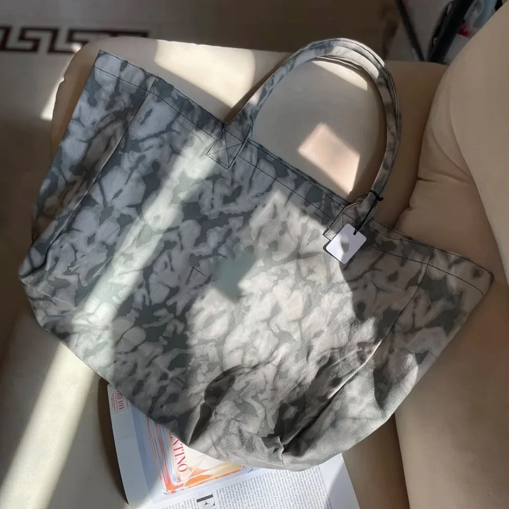 Un sac à main de Fitness minimaliste, sac de grande capacité pour le sport, sac en toile unisexe, sac à bandoulière, sacs de courses réutilisables