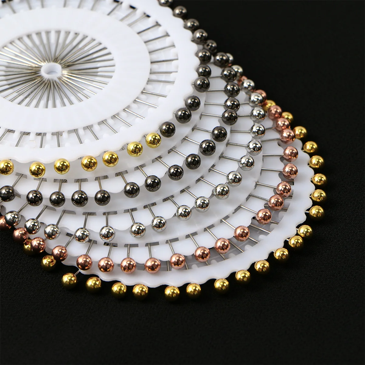 Épingles rondes pour Hijab, 40 pièces, épingles pour tête d’écharpe, tête de perle ronde blanche colorée, couture, épingle de Quilting, accessoires de couture Épingles rondes pour Hijab, 40 pièces, épingles pour tête d’écharpe, tête de perle ronde blanche colorée, couture, épingle de Quilting, accessoires de couture