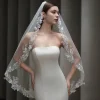 Voile de mariée en dentelle blanche pour femmes et filles, accessoires de cheveux, bijoux, cuir chevelu, mariée, soirée, robe de soirée, cadeaux