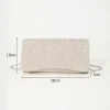 pochette brillante pour femme, noir, argent, champagne, fête de mariage, banquet, sac à main queevening, sac initié pour femme, mode
