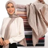 Écharpes Hijab pour femmes, bandeaux de sauna en jersey de qualité supérieure, bandeaux ronds pour la tête, écharpes longues, châles à la mode pour dames musulmanes