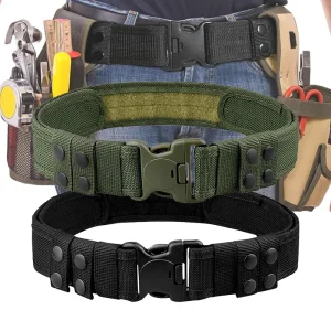 Ceinture tactique à dégagement rapide pour hommes, 1 pièce, ceinture de Combat de Style à la mode pour les activités de plein air et la pêche