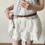 Ceinture élégante de Style ethnique rétro, ligne de cire, fleur, Style bohème, chaîne de taille, décor de jean, Denim occidental, ceinture tissée pour femmes, quotidien