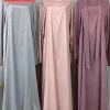 Abaya-Robe Maxi Luxueuse en Satin pour Femme Musulmane, Caftan Marocain, Vêtement Islamique Modeste, Ramadan, Dubaï Abaya-Robe Maxi Luxueuse en Satin pour Femme Musulmane, Caftan Marocain, Vêtement Islamique Modeste, Ramadan, Dubaï
