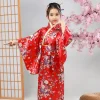 peignoir kimono japonais pour enfants, robe florale de style japonais, sakura yukata, costume traditionnel de spectacles haori, élégance comme