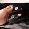sac sous les bras noir, fourre tout pour étudiants d'affaires, sac à bandoulière en cuir pu, grande capacité, grand sac à main noir de voyage