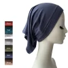 7 pièces emballage plus grande taille mode femmes intérieur Hijab Tube casquette musulmane Bonnet plaine islamique sous-écharpe doux Jersey sous-embouts