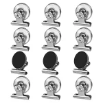 Aimants de réfrigérateur Clips magnétiques RapDuty, affichage de la liste détaillée, attaches en papier sur la maison et le bureau, fuchsia