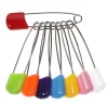 Épingles de sûreté à tête en plastique, 10/20 pièces, 4/5.5cm, tissu de verrouillage de sécurité, épingles à couches pour bébé, aiguille, bricolage, accessoires de couture, marqueurs