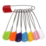 Épingles de sûreté à tête en plastique, 10/20 pièces, 4/5.5cm, tissu de verrouillage de sécurité, épingles à couches pour bébé, aiguille, bricolage, accessoires de couture, marqueurs