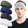 Bandeau de sport respirant bandeau extensible élastique gymnastique Fitness course Yoga hommes femmes bandeau bandes de cheveux absorbantes à séchage rapide
