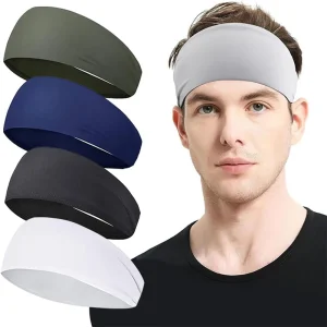 Bandeau de sport respirant bandeau extensible élastique gymnastique Fitness course Yoga hommes femmes bandeau bandes de cheveux absorbantes à séchage rapide