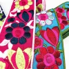 ruban de fleurs brodées pour la couture, robe de soirée, accessoires de patchs à franges pour vêtements, fournitures de couture, artisanat, 1 yards