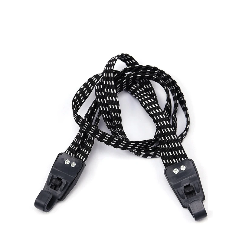 Corde à bagages de vélo, sangles de support élastiques, boucle de ceinture en caoutchouc avec crochet, accessoires de sac de vélo de montagne