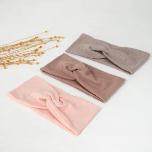 Yoga coton biologique femmes filles bandeaux élastique torsion cravate bandeaux creux Turban chapeaux enfants chapeaux cheveux accessoires