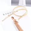 ceinture de jupe décorative pour femmes, ceinture de taille en métal pour robe, ceinture de mode, ceinture élastique en chaîne en métal