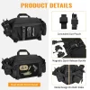 fandao nouveau sac banane d'extérieur pour ventilateur militaire, sac de poitrine tactique fonctionnel à bandoulière sacoche multifonctionnelle résistante à l'usure