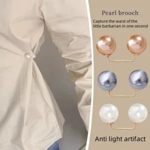 Épingles de sûreté antidérapantes en perles, 8 pièces, broche de décoration pour robe, épingles de fixation de taille, réglage du col, écharpe, mode polyvalente