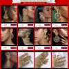 boucles d'oreilles big hoop pour femmes, bijoux fantaisie, cadeau de fête de mariage, tendance, dernières boucles d'oreilles