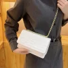 fashion small handbags for women 2024 trend designer luxury shoulder crossbody bags female pu leather sling hand messenger bag