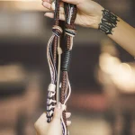 Maden-Ceinture vintage en ULtressée pour femme, accessoire décoratif ajustable à la taille