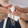 pince à vêtements magnétique multifonction avec chaîne, boutons métalliques, écharpe pour vêtements, jambes de pantalon, fixation de manchette, broche magnétique