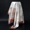 nouveau foulard en soie 90 foulard carré haut de gamme sens pour les femmes polyvalent mode fausse soie écharpe légère luxe professionnel foulard h