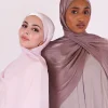 aura soyeux organza hijab foulard en soie mousseline de soie hijabs pour femmes respirant cool satin lisse long châle turban tête enveloppement pour les femmes