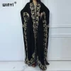 WINYI broderie kimono bohème luxe maillots de bain maillot de bain couvrir femmes Cardigan sexy vacances long manteau abaya dubaï luxe