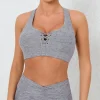 soutien gorge de sport respirant pour femmes, absorbe la sueur, antichoc, haut de gymnastique, course à pied, sous vêtements de fitness, yoga, entraînement, gilet de sport à séchage rapide