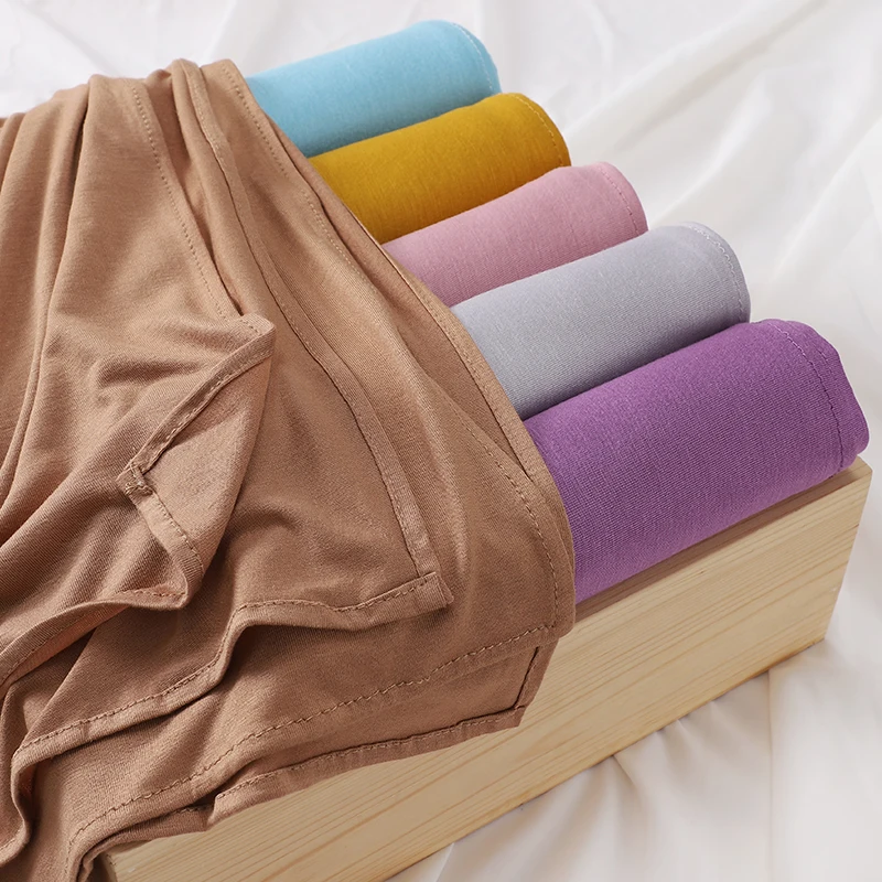 une pièce enveloppement instantané hijab côtelé jersey foulards hijab instantané mode hijab musulman avec capuchon de couverture complète