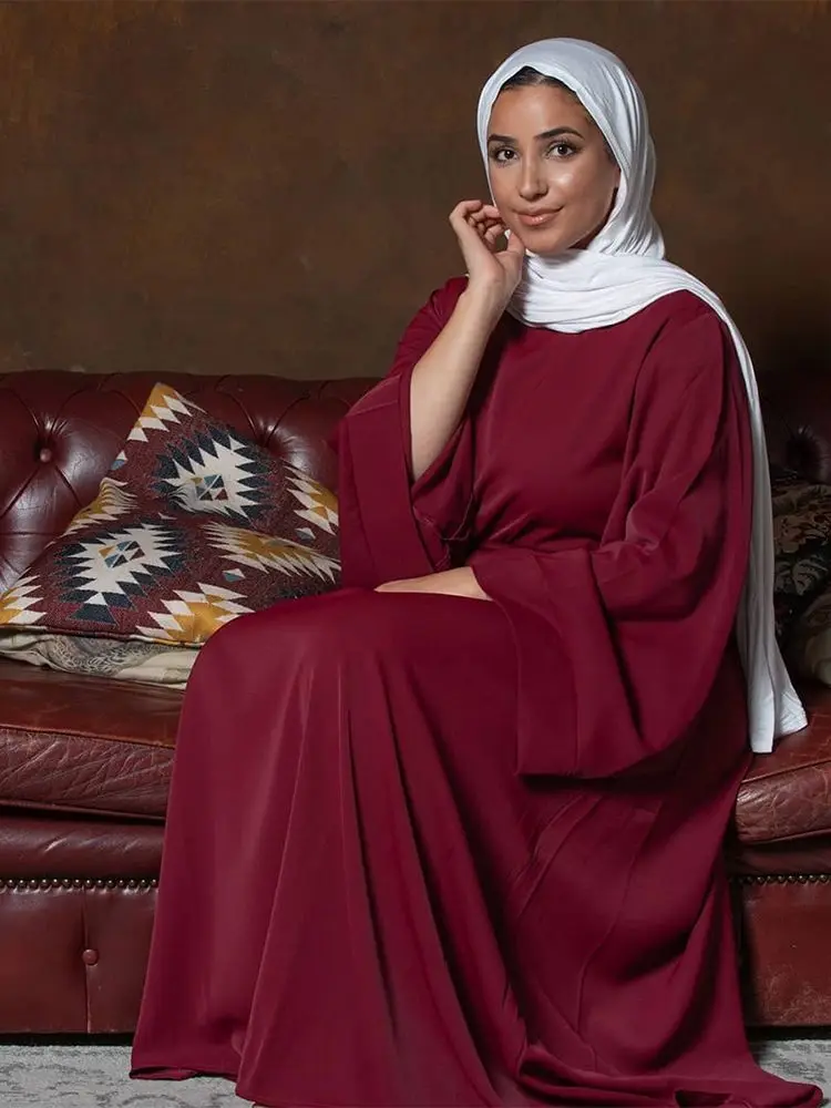 abaya de luxe pour femme, robe maxi modeste, kaftan islamique, vêtement marocain, dubaï, turquie