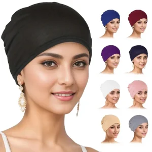 Nouveau Premium musulman Hijab casquettes coton mode élastique Bonnet casquette musulman Turban femmes tête capuche fermé Hijab sous-écharpe Nouveau Premium musulman Hijab casquettes coton mode élastique Bonnet casquette musulman Turban femmes tête capuche fermé Hijab sous-écharpe