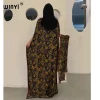 winyi robe traditionnelle africaine musulmane pour femme abaya dubaï caftan de luxe robe de soirée élégante robe maxi longueur couvertures de plage