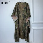 WINYI-Robe longue maxi kaftan pour femme musulmane, tenue de soirée élégante, de luxe, de haute qualité, style bohème, dubaï