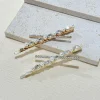 pinces à cheveux en métal perlé pour femmes et filles, épingles à cheveux en cristal, cordon de coiffure, pince à cheveux élégante, épingle à cheveux hariband, accessoires pour cheveux