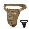 Hommes taille ceinture Fanny Pack sac en Nylon moto cavalier voyage escalade ctics sacs pour short extérieur pistolet pistolet hanche Bum sac