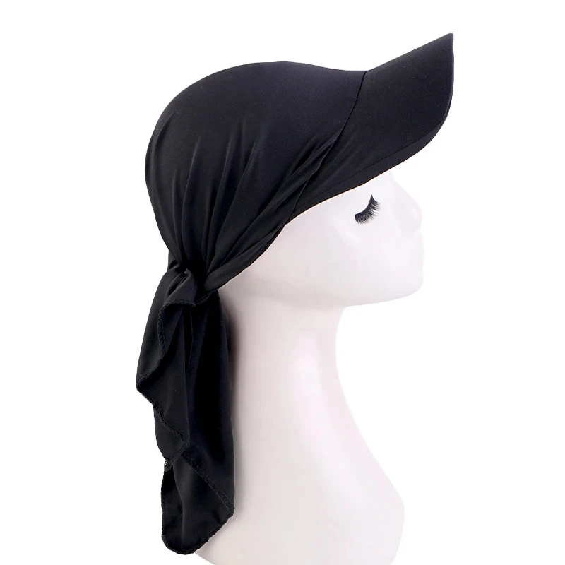 casquette hijab instantanée pour femmes, bonnet en voile musulman, chapeaux de soleil, écharpe enveloppante, casquettes de baseball, bandana, turban, nouvelle collection 2024