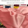 tissu satin haute densité 256 au mètre pour vêtements, robes, hanfu, bricolage, grille de fond de couture, lisse, doux, blanc, noir, bleu