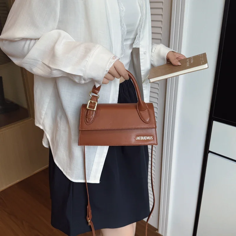 Sac à bandoulière classique pour femmes, Design en cuir, populaire et élégant, marque de luxe, célèbre styliste, Style messager pratique