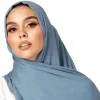 foulard hijab en jersey de coton modal musulman pour femmes, doux, uni et long, pour vêtements moyens orient et modeste, 170x60cm