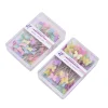 Épingles patchwork avec boîte, 100 pièces/lot, épingles à tête de bouton, accessoires de couture, bricolage