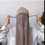 Musulman instantané Hijab femmes Bonnet avec mousseline de soie châle tête écharpe casquette bandeau intérieur Stretch Hijab couverture bandeau Turbante